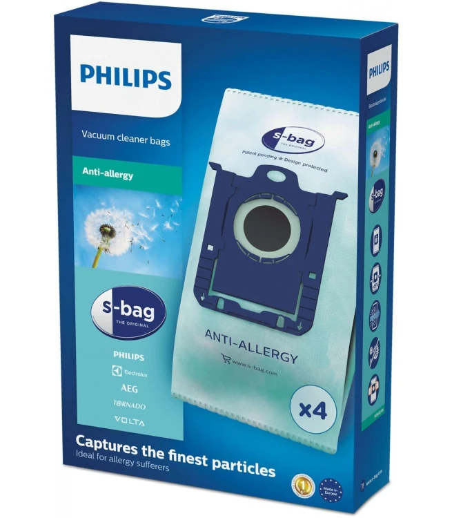 Worek do odkurzacza AEG, Electrolux, Philips (Materiał syntetyczny; Philips FC8022/04; 4 szt.)