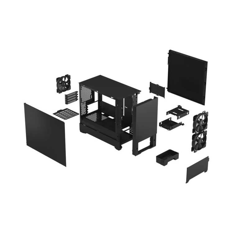 FRACTAL DESIGN Pop Mini Cicha czerń S