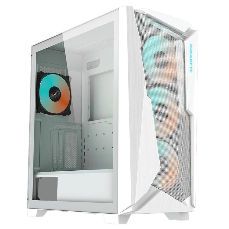 Gigabyte case C301 SZKŁO BIAŁE, ATX, Mid Tower, białe