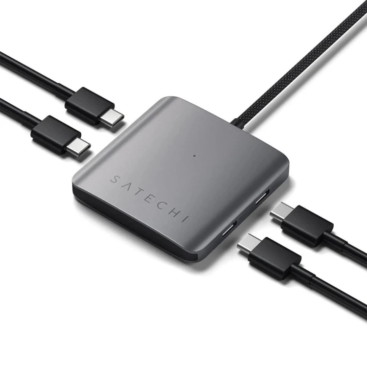 Satechi - Hub - z Power Delivery - 4 x USB-C 3.2 Gen 2 - Komputer stacjonarny