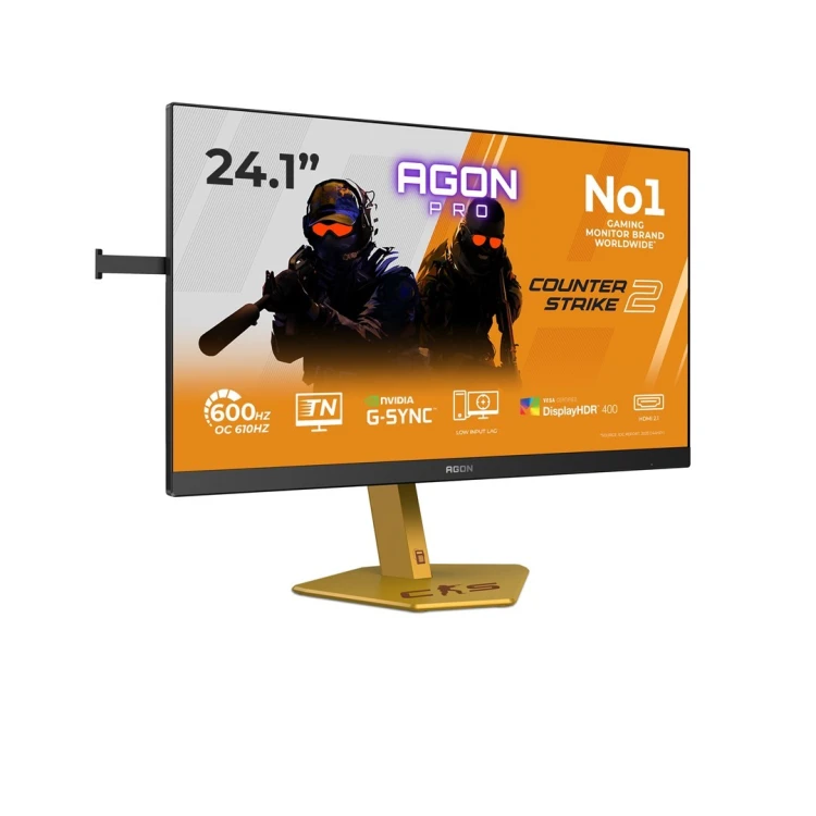 AOC AGON PRO CS24A monitor komputerowy 61,2 cm (24.1") 1920 x 1080 px Full HD LED Czarny