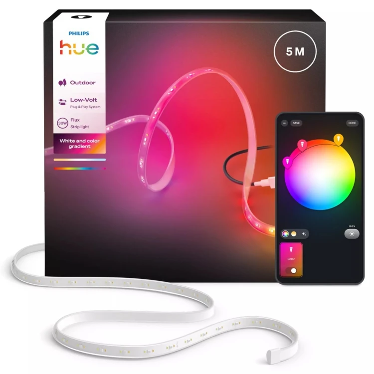 Philips Taśma oświetleniowa Flux do zastosowań zewnętrznych o długości 5 metrów