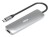 Port Designs 900162 huby i koncentratory USB Type-C Srebrny