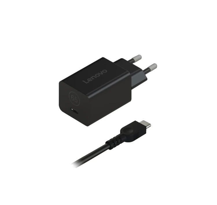 Lenovo GaN Nano 65W Uniwersalne Czarny Prąd przemienny Wewnętrzna