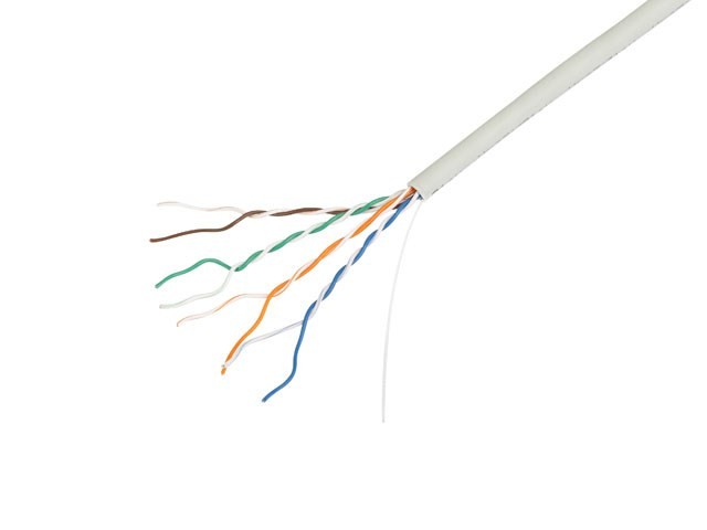 LANBERG KABEL LAN UTP KAT.5E 305M DRUT CU CPR+