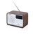Przenośne radio BLAUPUNKT PP7BT Brązowe