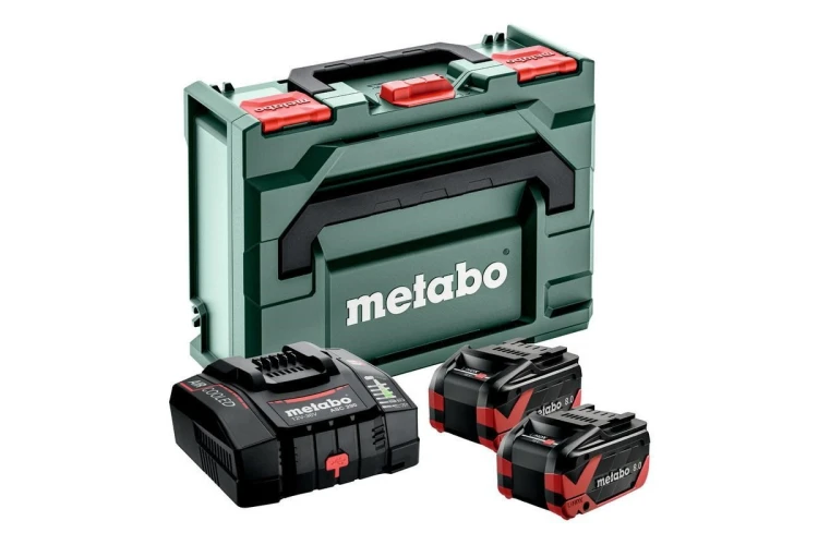 METABO AKUMULATOR 18V  8,0Ah LIHD XTREME 2szt. + ŁADOWARKA ASC 290 METABOX