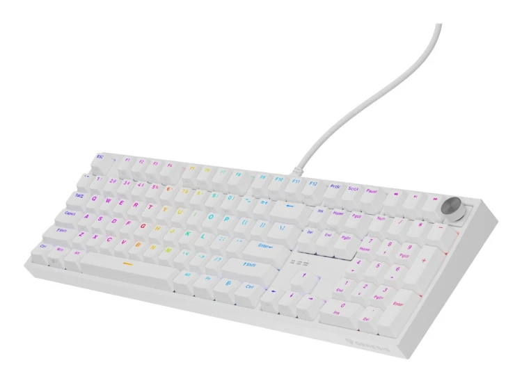 Klawiatura GENESIS THOR 404 uniwersalne USB QWERTY Angielski Biały