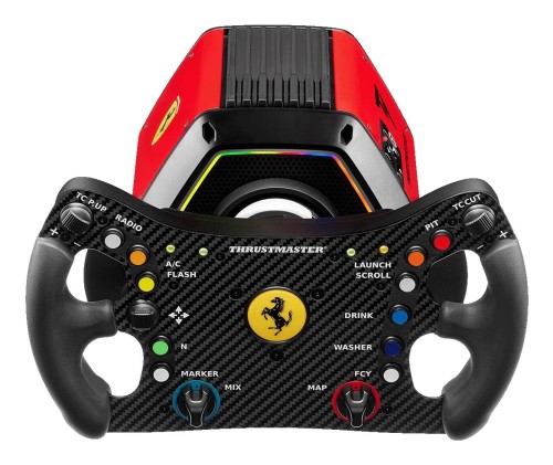 Thrustmaster T818 Ferrari 488 GT3 Simulator Czarny, Czerwony USB Kierownica + pedały Analogowa/Cyfrowa PC