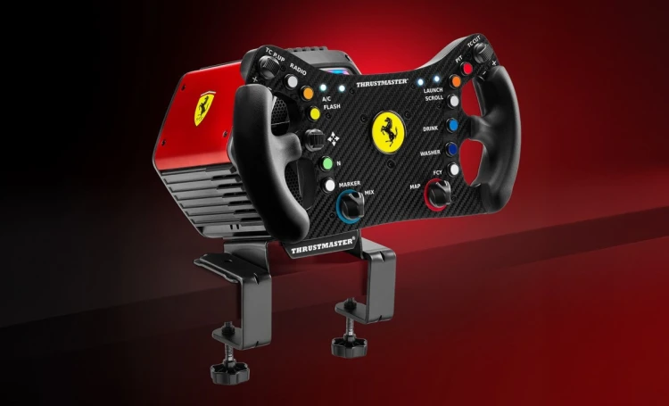 Thrustmaster T818 Ferrari 488 GT3 Simulator Czarny, Czerwony USB Kierownica + pedały Analogowa/Cyfrowa PC