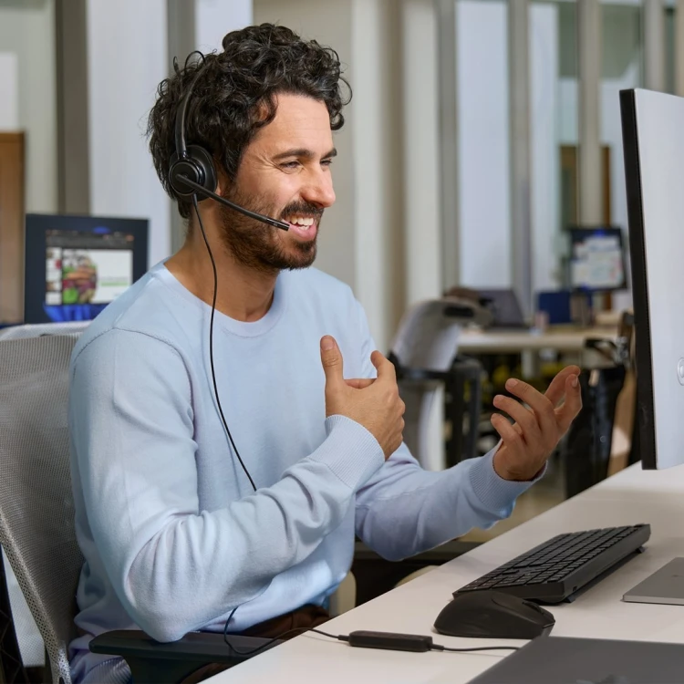 Słuchawki przewodowe HP Poly Mission 425 Stereo USB Wired Headset