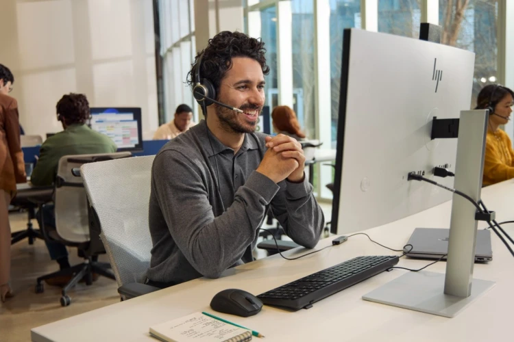 Słuchawki przewodowe HP Poly Mission 615 Monaural USB Wired Headset