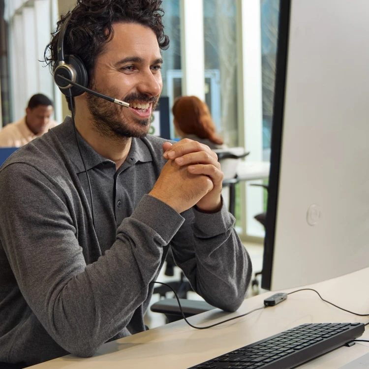 Słuchawki przewodowe HP Poly Mission 615 Monaural USB Wired Headset