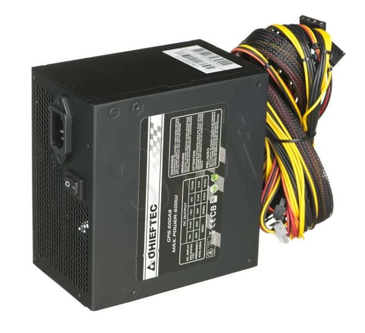 Zasilacz Chieftec Smart GPS-600A8 (600 W; Aktywne; 120 mm)