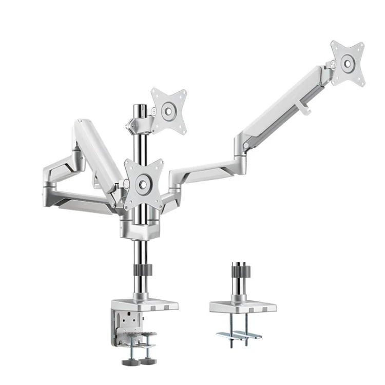 Uchwyt stołowy LogiLink BP0090 17''-32'' 21KG 3 Monitore Silver