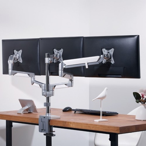 Uchwyt stołowy LogiLink BP0090 17''-32'' 21KG 3 Monitore Silver