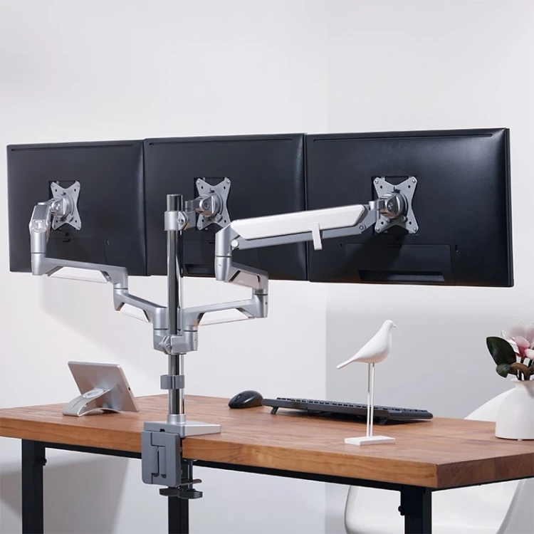 Uchwyt stołowy LogiLink BP0090 17''-32'' 21KG 3 Monitore Silver