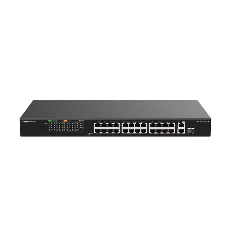 Switch PoE RG-ES126FGS-P 24-portowy Reyee