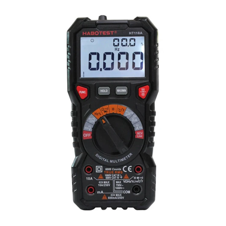 Multimetr cyfrowy HABOTEST HT118A True RMS NCV