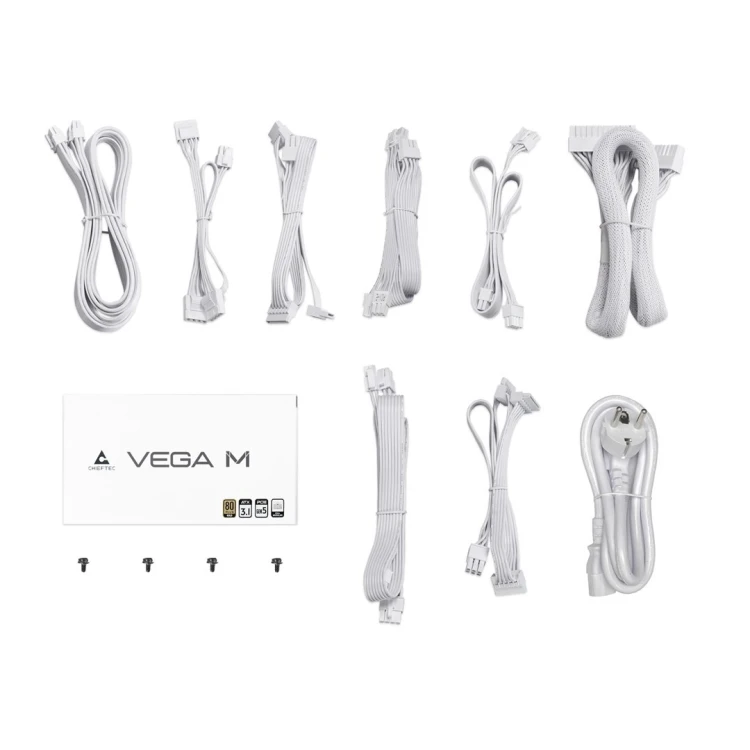 Zasilacz Chieftec Vega M White 1000W ATX 3.1