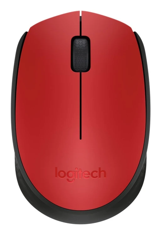 Mysz Logitech M171 910-004641 (optyczna; 1000 DPI; kolor czerwony)