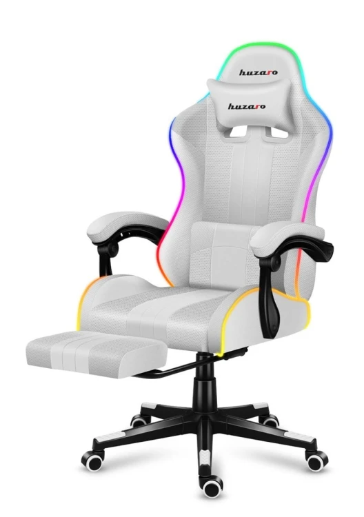 Fotel gamingowy Huzaro Force 4.7 RGB White