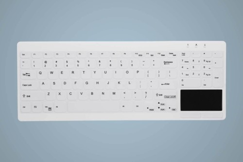 Active Key AK-C7412 klawiatura Przemysłowy USB British English Biały