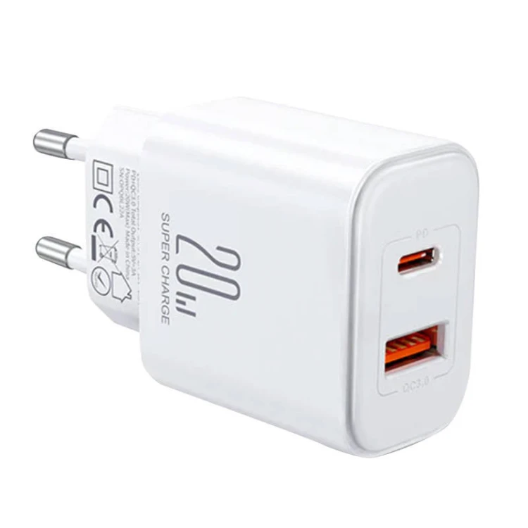 Ładowarka sieciowa Joyroom JR-TCF05, 20W + kabel C to L 1m (biała)