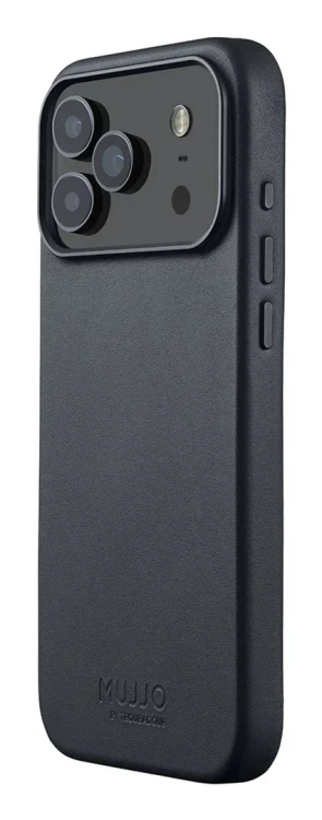 Mujjo Leather Case - etui skórzane do iPhone 17 Pro Max kompatybilne z MagSafe (basalt)