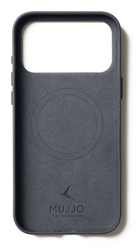 Mujjo Leather Case - etui skórzane do iPhone 17 Pro Max kompatybilne z MagSafe (basalt)