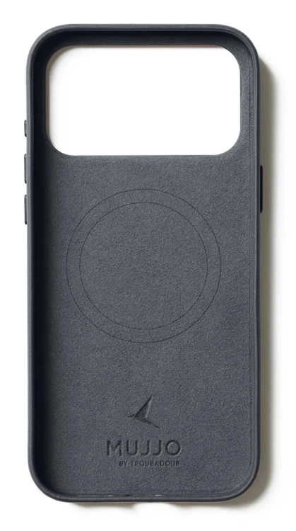 Mujjo Leather Case - etui skórzane do iPhone 17 Pro Max kompatybilne z MagSafe (basalt)