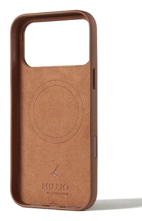 Mujjo Leather Case - etui skórzane do iPhone 17 Pro Max kompatybilne z MagSafe (tan)