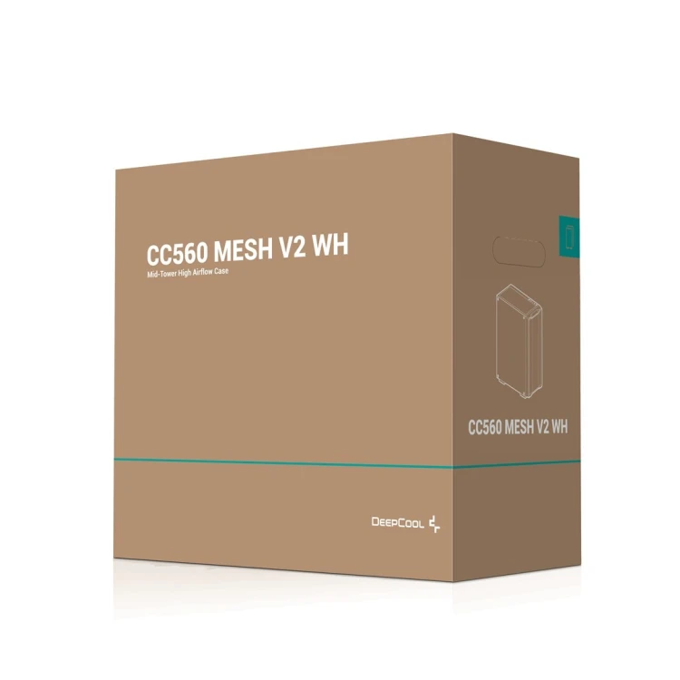 DeepCool CC560 MESH V2 WH Midi Tower Biały
