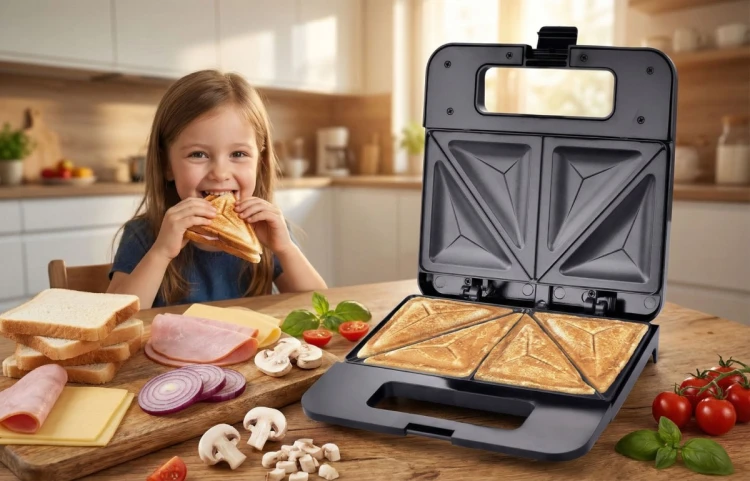 Opiekacz do kanapek Esperanza PARMIGIANO EKT010 (1000W; kolor czarny)