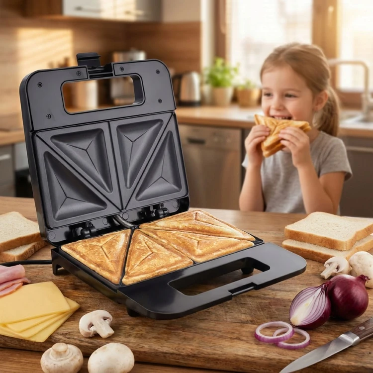 Opiekacz do kanapek Esperanza PARMIGIANO EKT010 (1000W; kolor czarny)