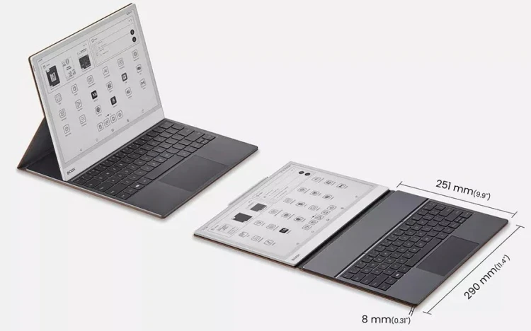 Etui magnetyczne Onyx Note Max/Tab X C brown z klawiaturą
