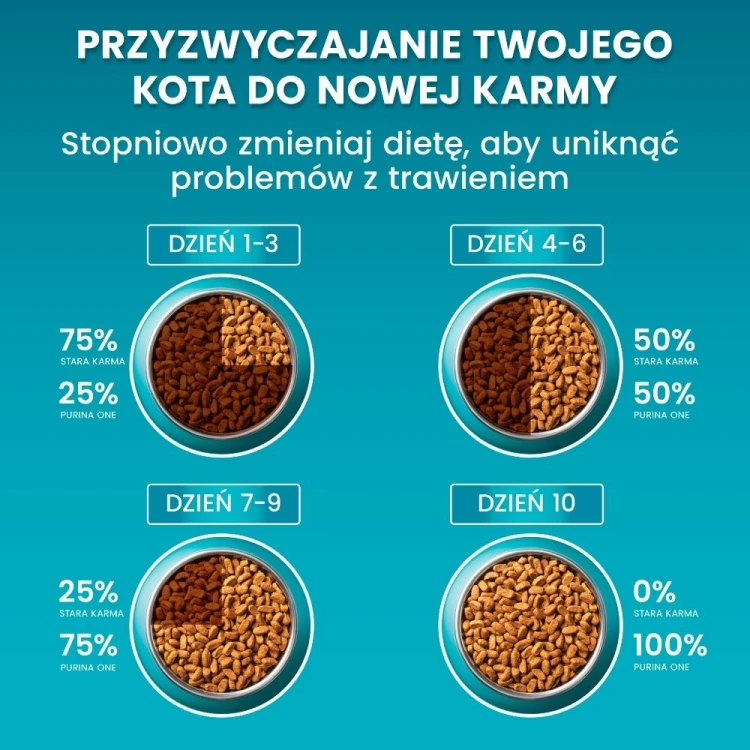 Purina ONE Sensitive Bogata w Indyka i Ryż 750g