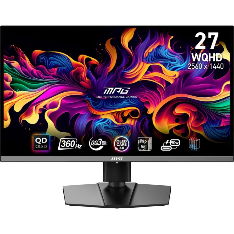 Monitor gamingowy MSI 26.5" MPG 271QRX QD-OLED WQHD 360 Hz czarny