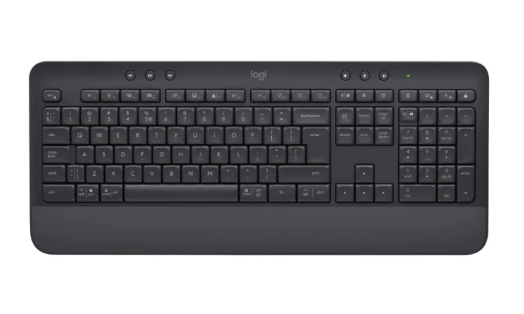 Logitech Signature K650 klawiatura Biuro Bluetooth QWERTY Amerykański międzynarodowy Grafitowy