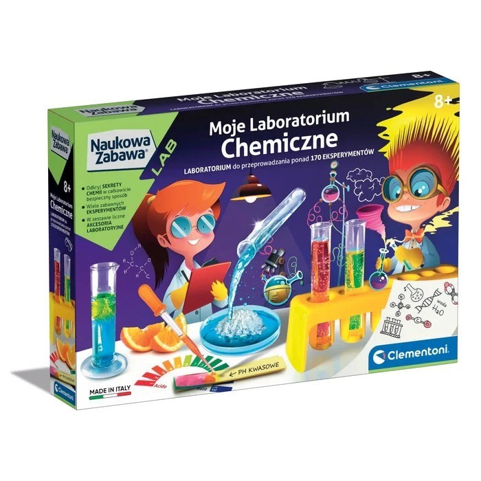 Zestaw Clementoni - Moje laboratorium chemiczne