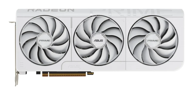 Karta graficzna VGA PCIE16 RX9070XT 16GB GDDR6/PRIME-RX9070XT-O16G-WH ASUS