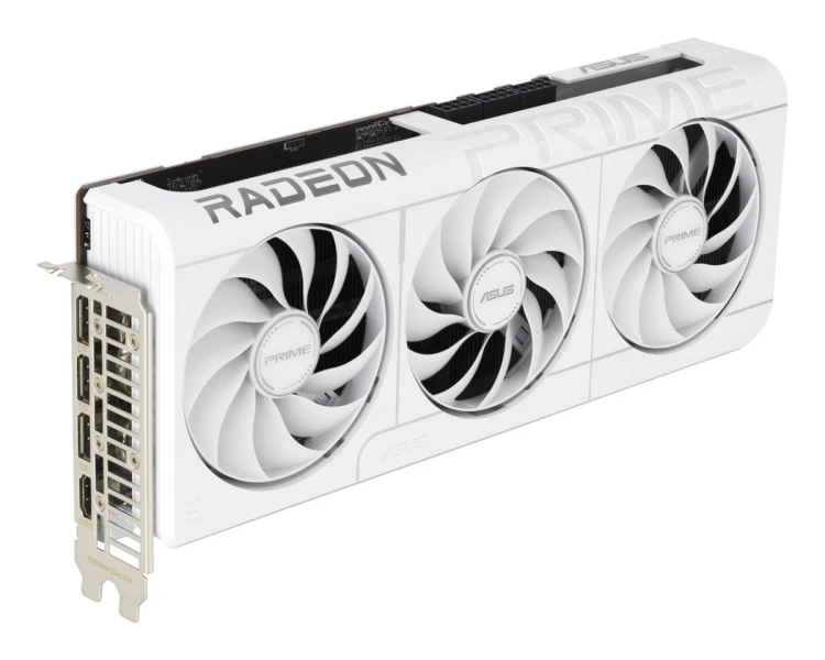 Karta graficzna VGA PCIE16 RX9070XT 16GB GDDR6/PRIME-RX9070XT-O16G-WH ASUS