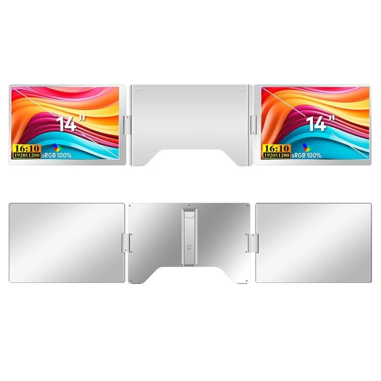 EXTRALINK SMART LIFE 14" 2-SCREEN MONITOR FOR LAPTOPS 12" TO 17.3"