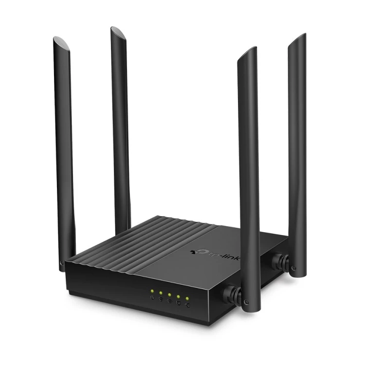 Router TP-LINK Archer C64 Obsługa standardu Wi-Fi 802.11ac Wave2 – 867 Mb/s w paśmie 5 GHz i 400 Mb/s w paśmie 2,4 GHz†.