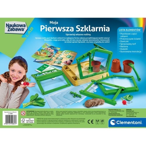 Zestaw Clementoni - Moja pierwsza szklarnia