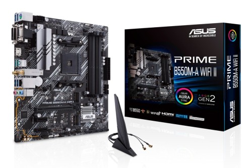 Płyta główna ASUS PRIME B550M-A WIFI II AMD B550 Socket AM4 micro ATX