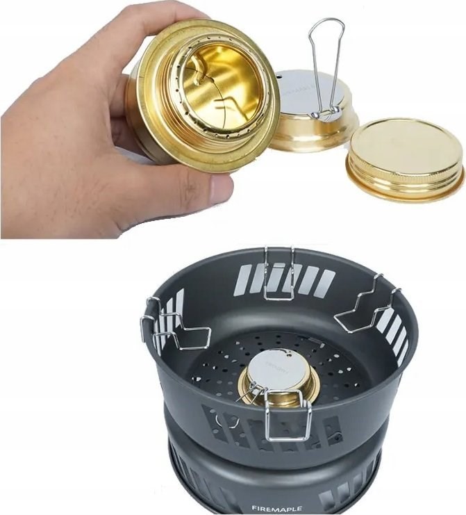 Zestaw cooking kit w alcohol burner FIRE-MAPLE