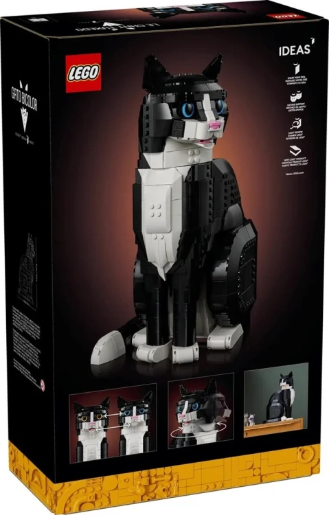 LEGO Ideas 21349 - Biało-czarny kot