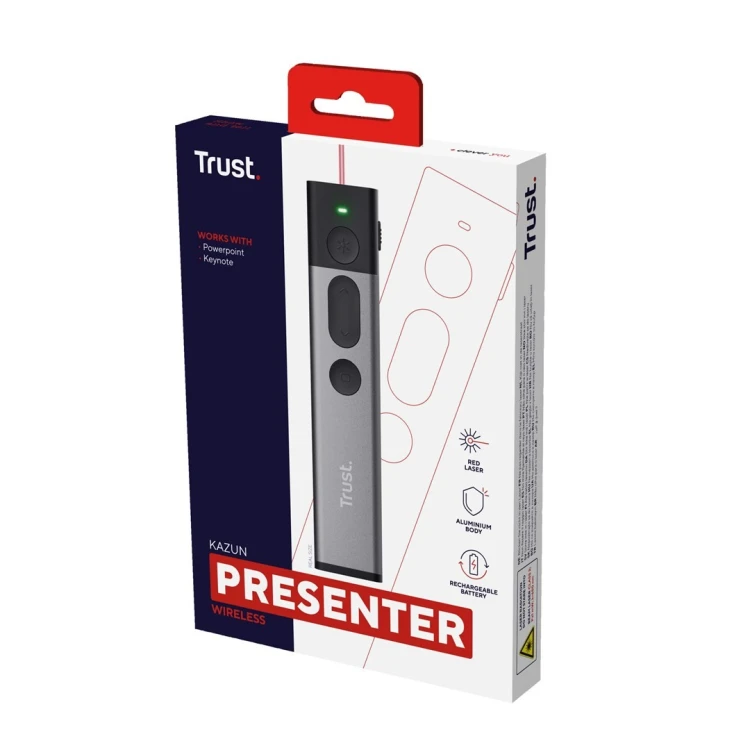 Presenter Trust KAZUN Wireless Grey