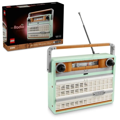 LEGO Icons 10334 - Radio w stylu retro